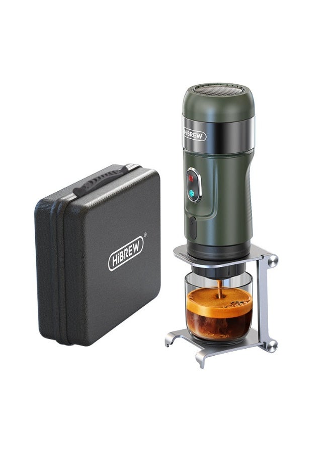 هيبرو ماكينة قهوة محمولة 3 في 1 من HiBREW H4B، ماكينة إسبريسو 12 فولت، متوافقة مع نسبريسو ودولتشي والقهوة المطحونة - Image 1